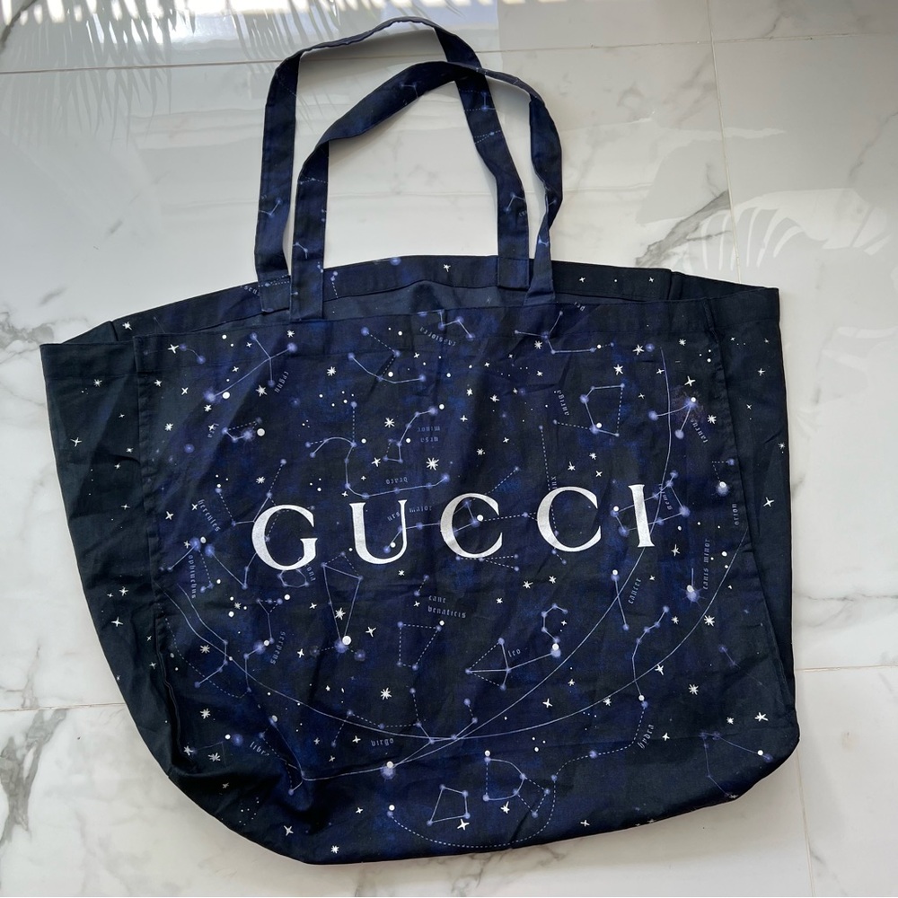 New Gucci Cloth Tote Bag XL - Picture 1 of 2